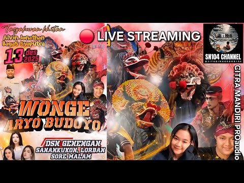 🔴 LIVE Malam Seni KudaKepang WONGE ARYO BUDOYO Genengan SananKulon Kab BLITAR | CITRA MANDIRI audio