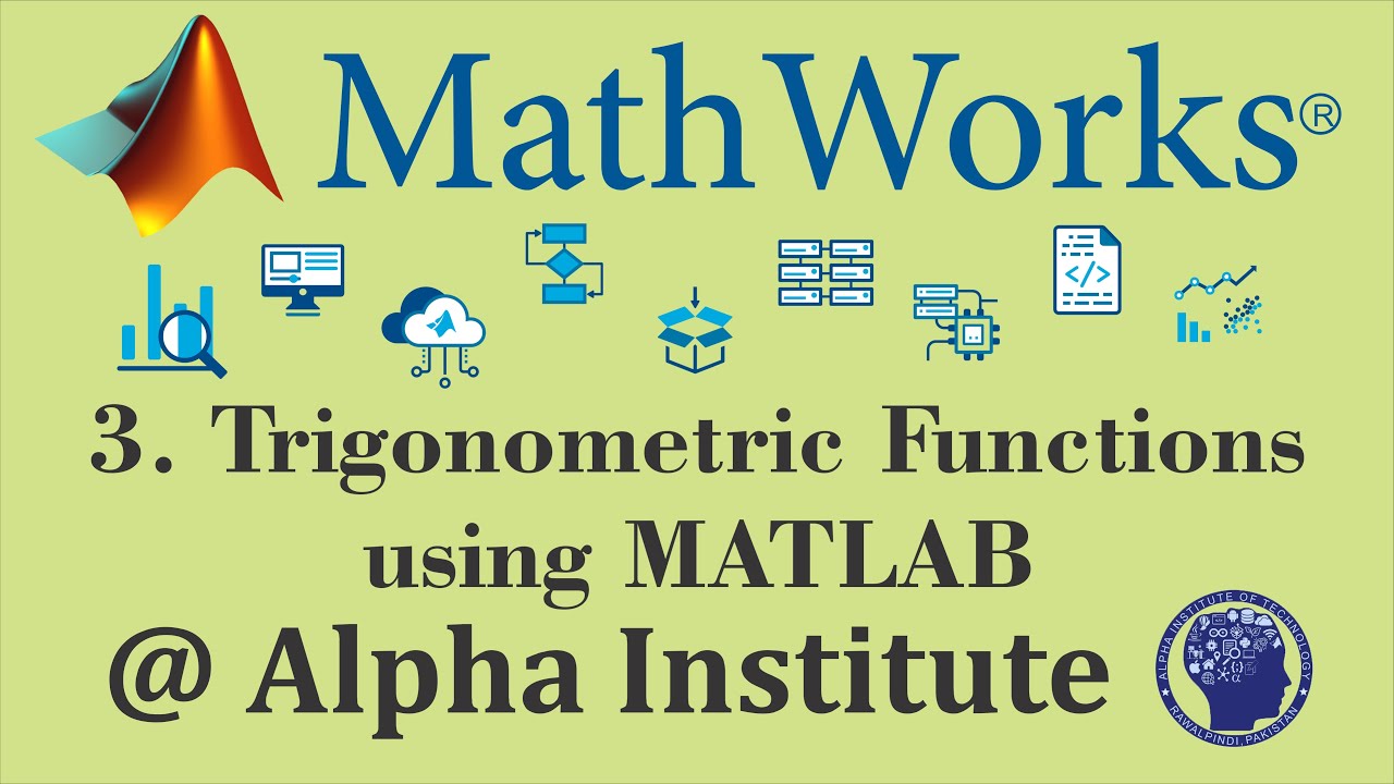 3. Trigonometric Functions in MATLAB | Built-in Functions in MATLAB | MATH | MATLAB