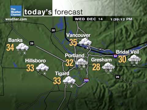 Custom WeatherStar XL: Portland, OR - 12/14/2016
