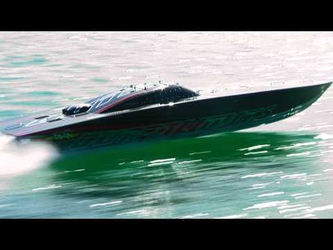Outerlimits SV-40 Powerboat on RAILS!!!! 2400 HP