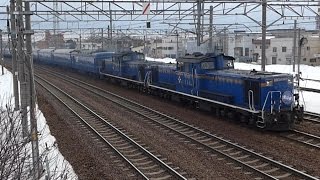 preview picture of video '札幌到着間近の北斗星 【終焉5日前！】　The sleeper train HOKUTOSEI.'