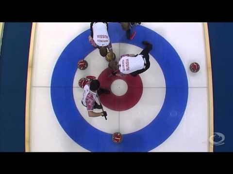 CURLING: WJCC 2013 M Semi - CAN vs RUS - HIGHLIGHTS