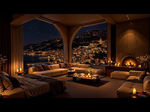 Italian Night Jazz in Sorrento ✨ Cozy Apartment with Relaxing Jazz Saxophone Music for Sleep & Calm