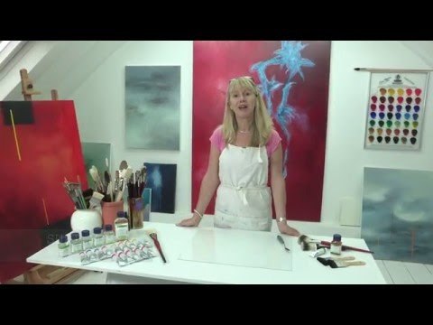 Schmincke Öl Hilfsmittel - Anwendung von Lasurmedium und Transparentpaste