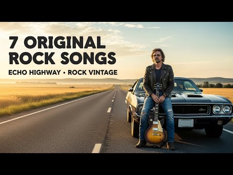 7 Original Vintage Rock Songs – Echo Highway | Night Drives & Open Skies