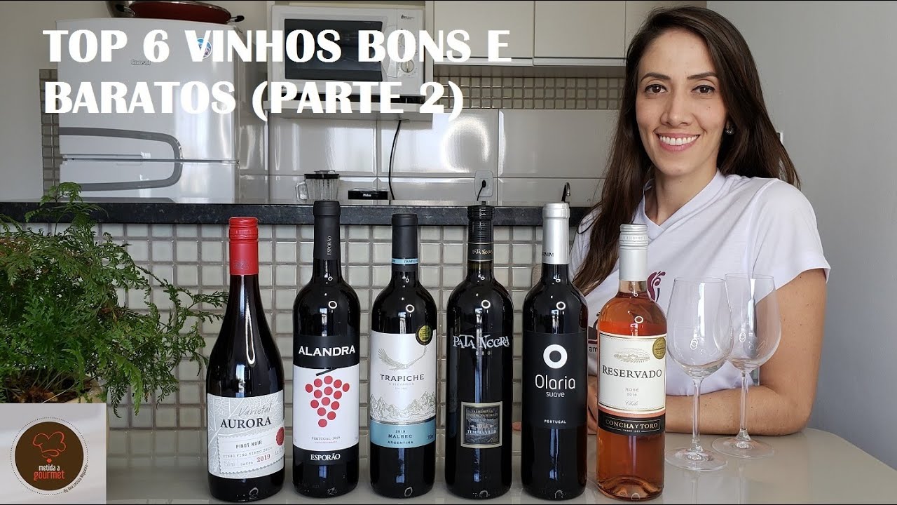 TOP 6 VINHOS bons, baratos e fáceis de achar! (entre $25 e $50)