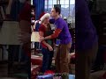 Sheldon's first Hug ever in the whole series - Big Bang Theory  #sheldoncooper #shorts