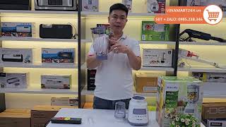 Review Máy Xay Sinh Tố Đa Năng PHILIPS HR2221/00 - Công Suất 700w Cực Khỏe