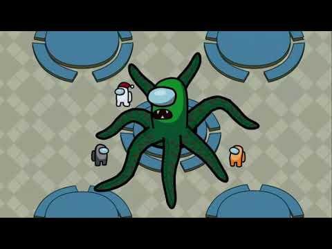 Among Us Game Crew vs. Tentacle Monster