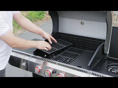 R.W. FLAME 3 & 4-Burner Propane Grill (JD-3A / JD-4A) | Installation Guide