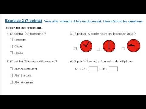 DELF A1: Examination