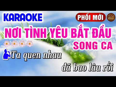 Nơi Tình Yêu Bắt Đầu Karaoke Song Ca Nhạc Sống Hay Nhất 2025 | Y Dung Karaoke
