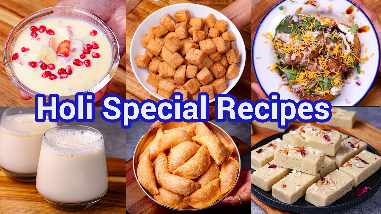 6 Must Try Holi Special Recipes | Ultimate Holi Festival Menu - Holi 2026 Special
