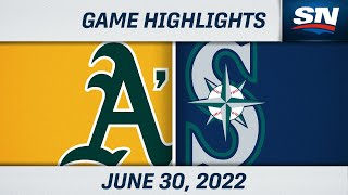 MLB Highlights: Athletics vs. Mariners - June 30, 2022 by Sportsnet Canada