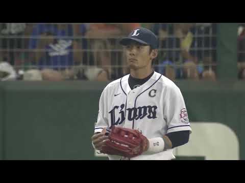 【6回表】これぞフェンス際の魔術師!! ライオンズ・栗山 ファウルフライをもぎ取る 2015/7/24 L-F