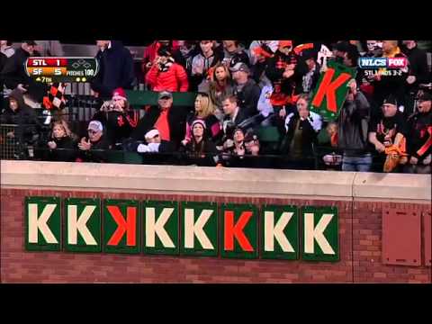 2012/10/21 Vogelsong's career-high ninth K