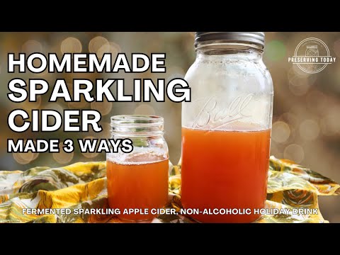 Homemade Sparkling Apple Cider