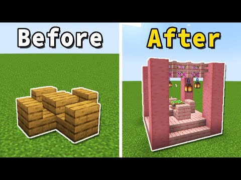 Insane Pink Minecraft Gazebo Build