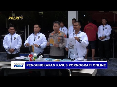 POLDA SUMATRA UTARA BERHASIL MENGUNGKAP KASUS PORNOGRAFI ONLINE