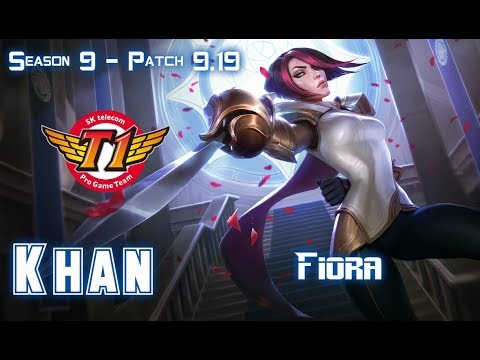 SKT T1 Khan FIORA vs CAMILLE Top - Patch 9.19 KR Ranked