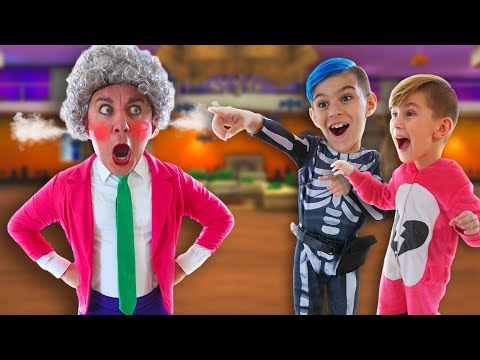 Scary Teacher 3D In Real Life! Grrrumball Prank Attack (FUNhouse Family)