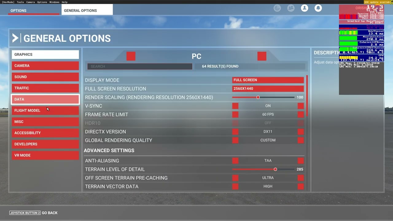 MSFS Photogrammetry FPS Issue