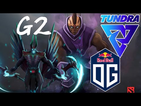 OG vs Tundra g2 - Terrorblade, Invoker, Timbersaw vs Lina, Tidehunter, Anti-Mage Ti10 dota2