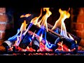 Feel The Warm Glow Blue Orange Flames With Gentle Crackling Sounds In A Relaxing Fireplace Scene