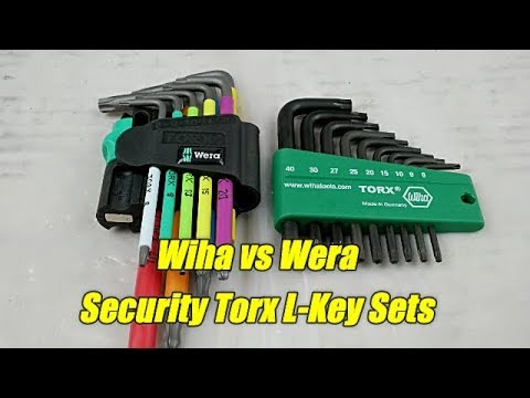 Wiha vs Wera Security Torx L-Key Sets
