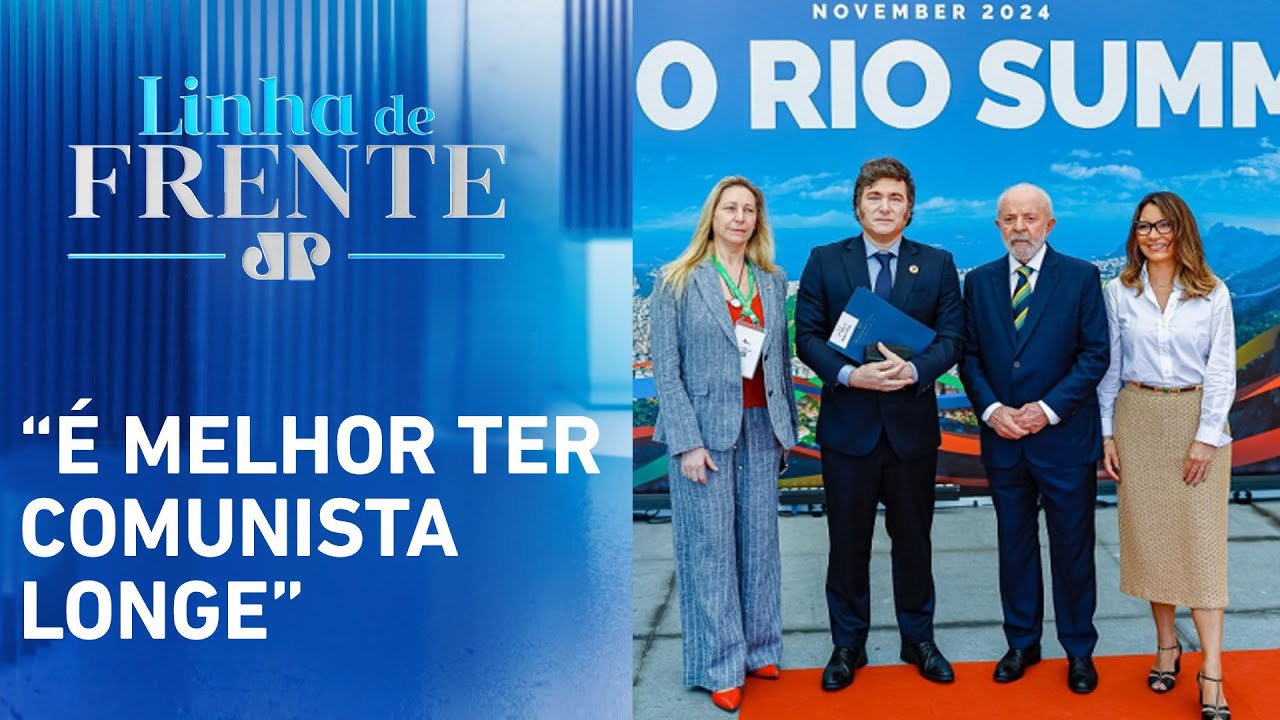 Milei compartilha post com crítica a Lula | LINHA DE FRENTE