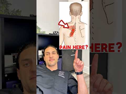 Pain between shoulder blades?💥💯🤩 #physicaltherapy #rhomboidstretch #balancedmotionclinic