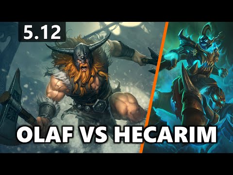 Olaf Top vs Hecarim (Ranked Solo - Patch 5.12)