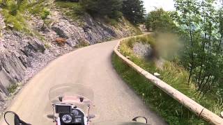 preview picture of video 'Villard - Reculas to Alpe d'huez on BMW R1200GS'
