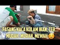 Kolam Ikan Hias Dinding Kaca