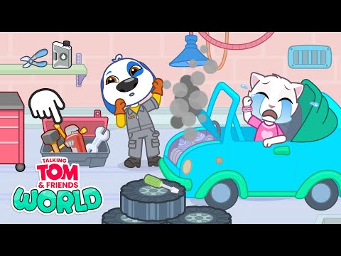 Fix It Up! 🔧🚗 Talking Tom & Friends: World Car Workshop Gameplay