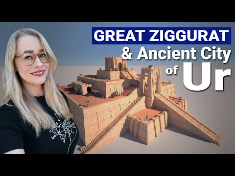 Great Ziggurat Of Ur & The Ancient City In Mesopotamia. Birthplace of Abraham? Nasiriyah, Iraq.