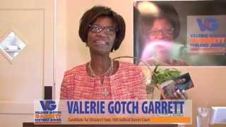 preview picture of video 'Valerie Gotch Garrett Candidacy Announcement'