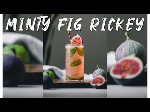 Minty Fig Rickey – Truffle on the Rocks