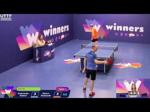 WINners CUP table 1 03.10 Kuzmenko Dmitrii - Ziakun Aleksandr 10:00