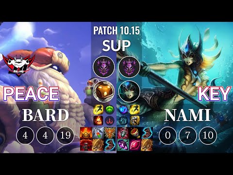 JDG Peace Bard vs Key Nami Sup - KR Patch 10.15