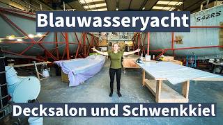 Blauwasseryachten mit Decksalon und Hubkiel - Werftbesuch bei Southerly!