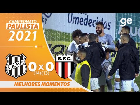PONTE PRETA 0(14) X (13)0 BOTAFOGO-SP | MELHORES MOMENTOS| QUARTAS DE FINAL PAULISTA 2021 | ge.globo