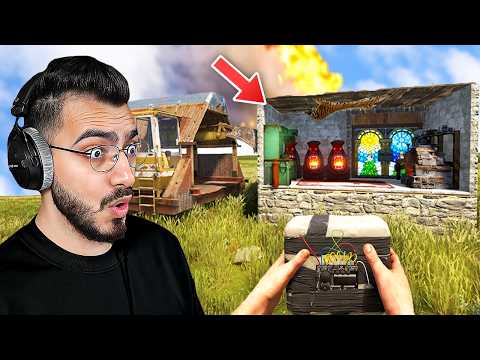 عمليات سطو مسلح على بيوت الناس في راست (اكتشفنا طريقة رهيبة😱) RUST 🔥