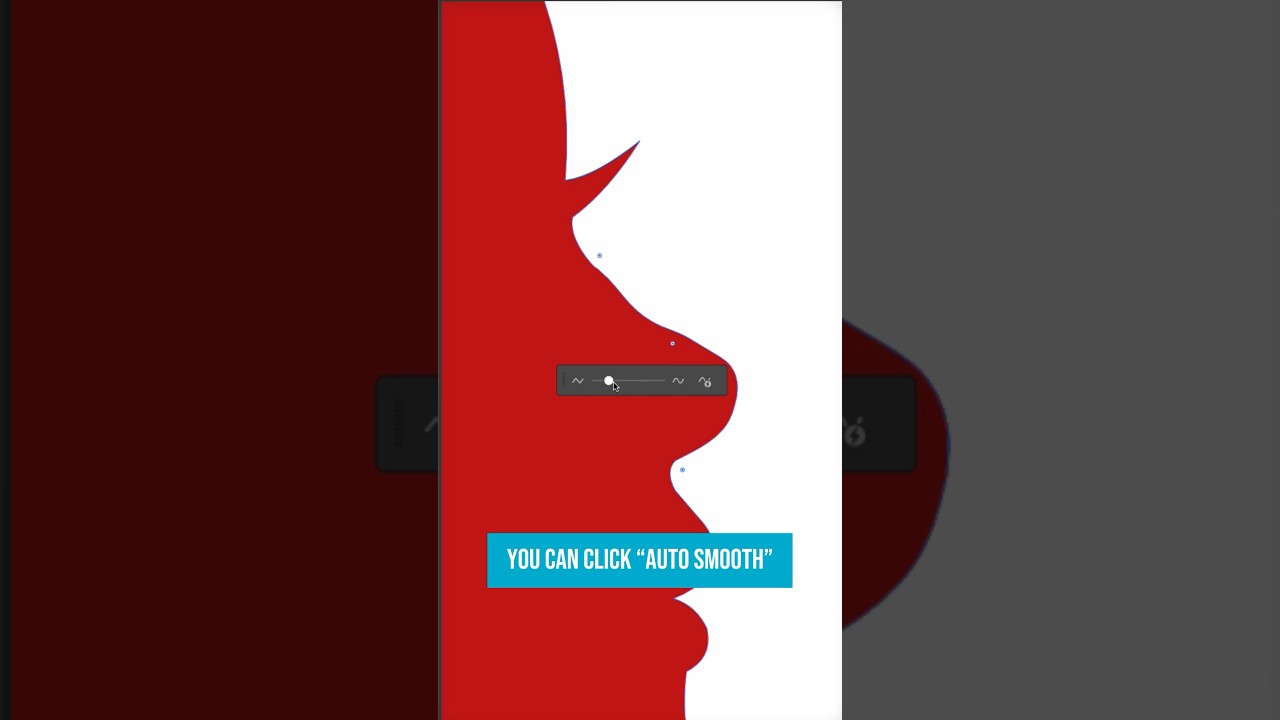 How to make smooth lines in Adobe Illustrator using the Smooth Tool #adobeillustrator #graphicdesign