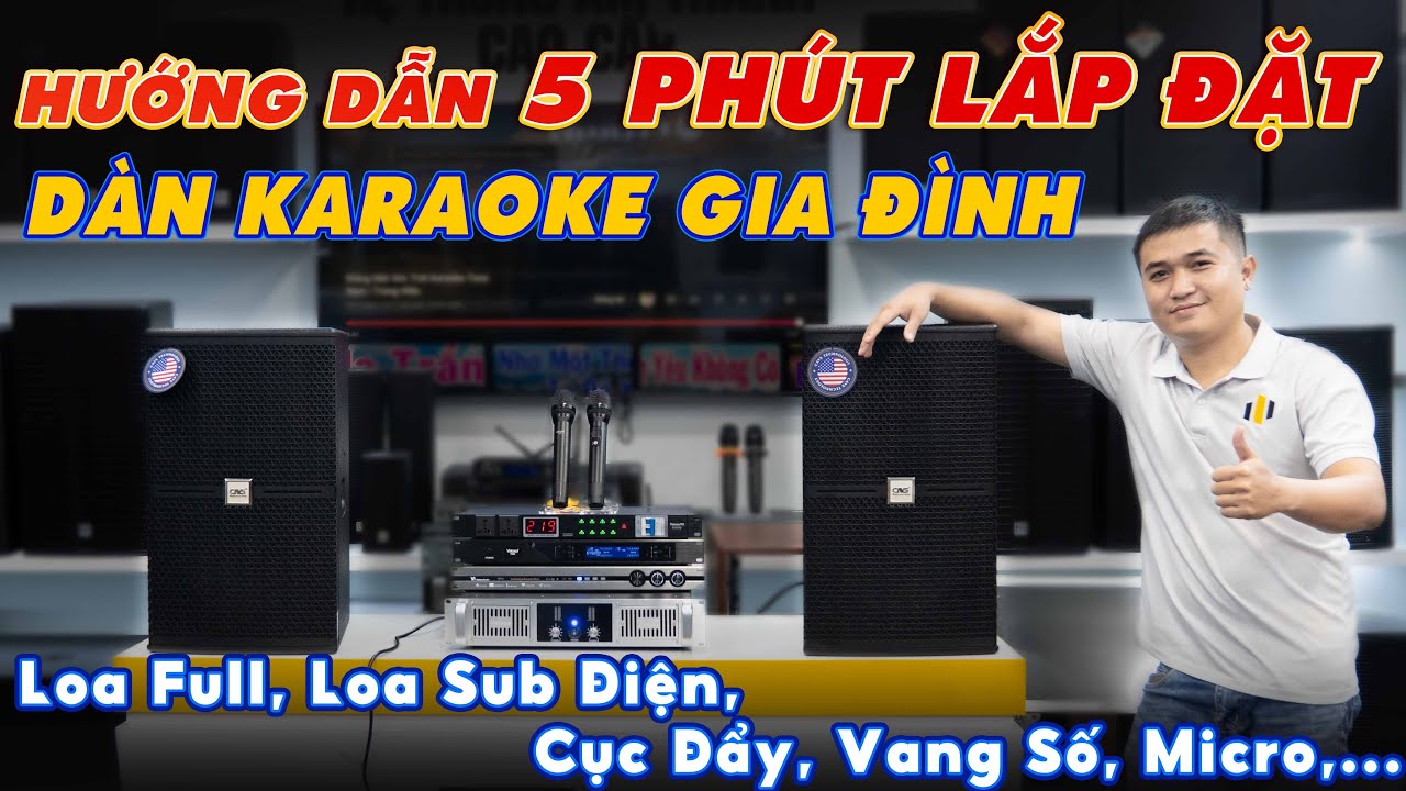 Video sản phẩm Dàn karaoke CAVS TT343: (CAVS C12, Vatasa T500, Vatasa V6 Pro, Vatasa VA-2600, CAVS CS115, P9 Luxury)