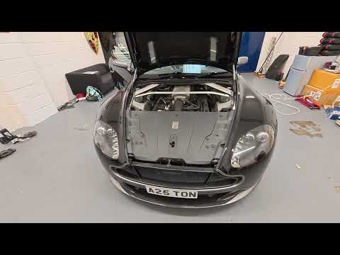 Aston Martin Vantage V8 Engine Bay Look Around