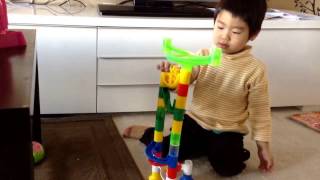 NEWくみくみスロープ 3歳6ヶ月の息子が使ったら... 3 years 6 months to play with KumiKumi slope