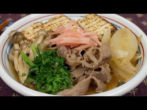 Sukiyaki-style Niku Dofu Recipe