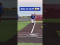 Was He Safe Or Out Shorts