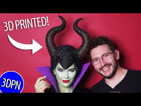 Maleficent IN REAL LIFE Thanks to 3D PRINTING! 😉